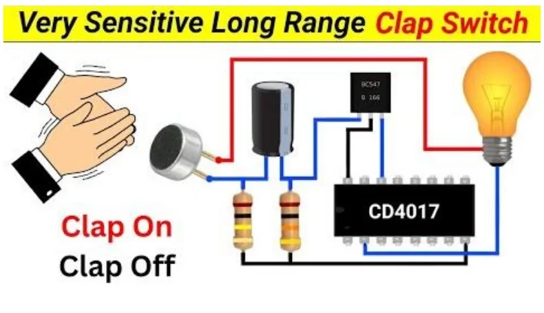 Clap Switch Very Sensitive Sensor Science Project Price in Bangladesh